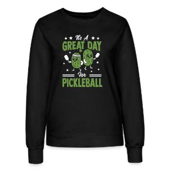 Pickleball Paddleball Teamsport Outfit Pickle - Sweat Femme - noir - Devant - AI Model Female 172 light (172cm)