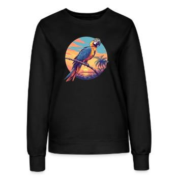 L’ère de l’ara - Sweat Femme - noir - Devant - AI Model Female 172 light (172cm)
