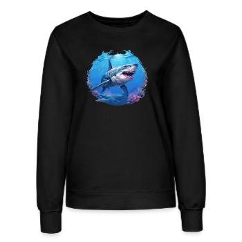 Haie Hai - Frauen Sweatshirt - Schwarz - Vorne - AI Model Female 172 light (172cm)