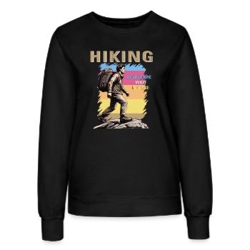 RANDONNÉE D’ALPINISME - Sweat Femme - noir - Devant - AI Model Female 172 light (172cm)