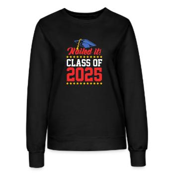 Classe de 2025 Abitur Abiturient Abitur 2025 - Sweat Femme - noir - Devant - AI Model Female 172 light (172cm)