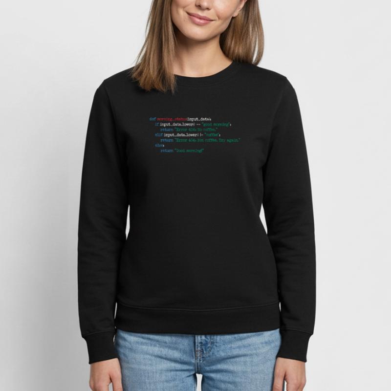 Programmer Coffee Code Computer Science Gift Women’s Sweatshirt
