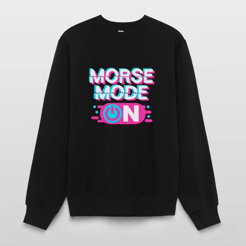 Morsecode, Morse, code Morse activé Sweat Femme