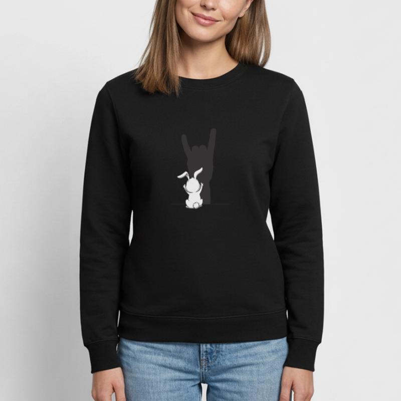 Rock Bunny – Le lapin le plus cool sous les projecteurs Sweat Femme