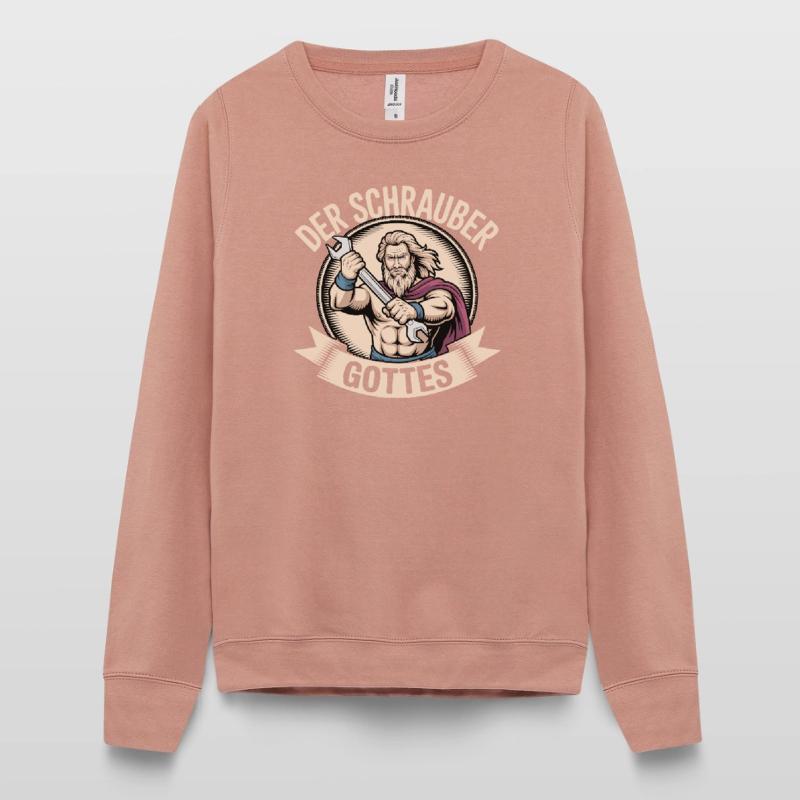 Der Schrauber Gottes Frauen Sweatshirt