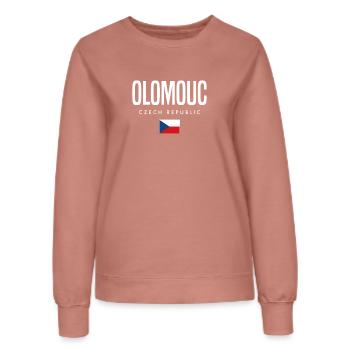 Olomouc Tschechien - Frauen Sweatshirt - Altrosa - Vorne - AI Model Female 172 dark (172cm)