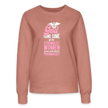 Pharmacy Tech Technician - Frauen Sweatshirt - Altrosa - Vorne - AI Model Female 172 dark (172cm)
