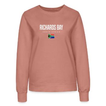 Richards Bay Südafrika - Frauen Sweatshirt - Altrosa - Vorne - AI Model Female 172 dark (172cm)