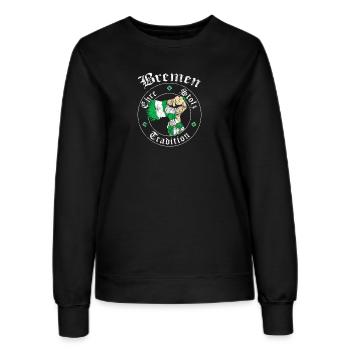 Bremen Ehre Stolz Tradition No II - Frauen Sweatshirt - Schwarz - Vorne - AI Model Female 172 light (172cm)