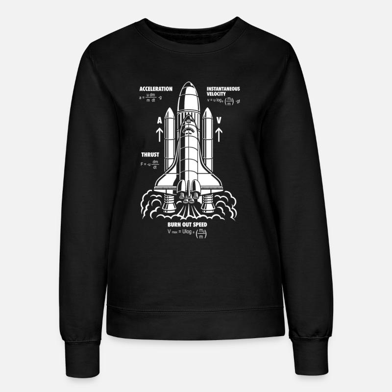Rocket Propulsion Formula Nerdy STEM Rakete Geschenk - Frauen Sweatshirt - Schwarz