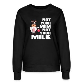 Vegan - Frauen Sweatshirt - Schwarz - Vorne - AI Model Female 172 light (172cm)