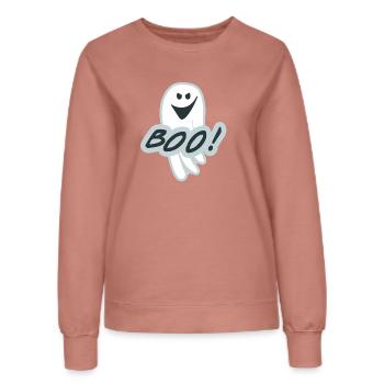 Gespenst - Frauen Sweatshirt - Altrosa - Vorne - AI Model Female 172 dark (172cm)