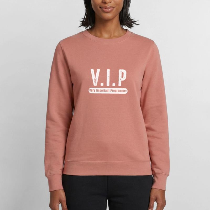 VIP Programmierer Geschenk Programmiererin Frauen Sweatshirt