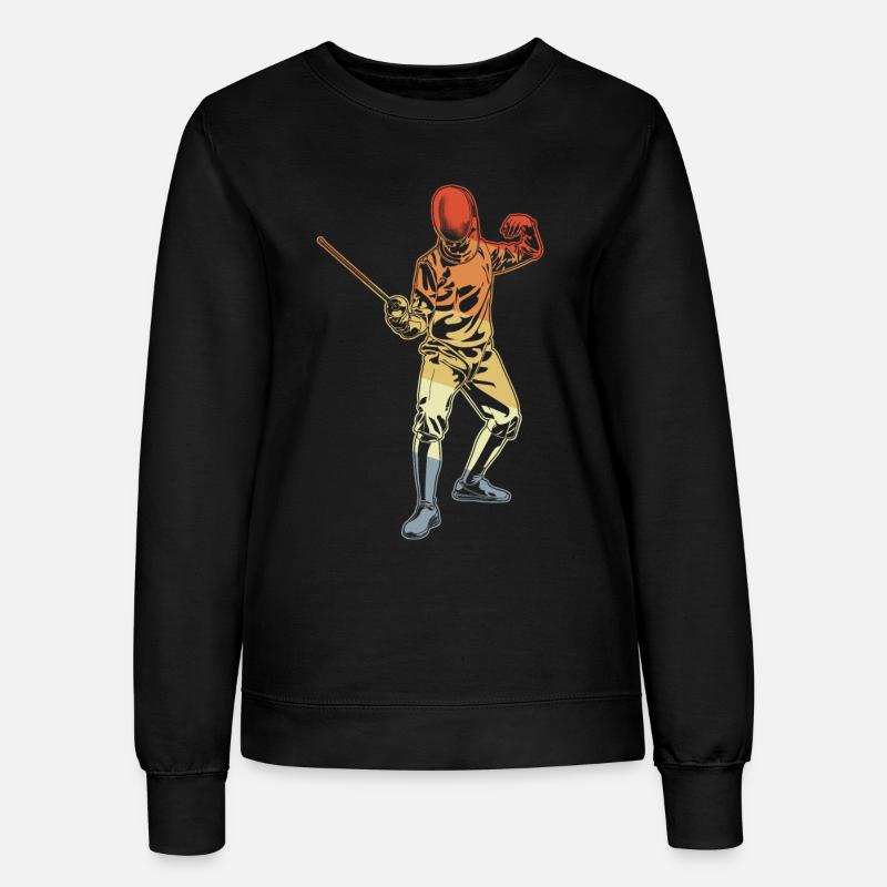 Fencing sketch - Women’s Sweatshirt - black