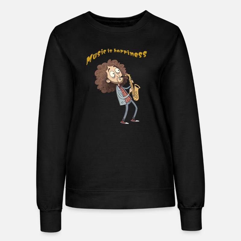 Funny cartoon - Women’s Sweatshirt - black