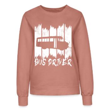 Bus Driver - Frauen Sweatshirt - Altrosa - Vorne - AI Model Female 172 dark (172cm)