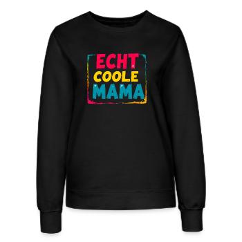 Coole Mama Muttertag lustiger Spruch Geschenk - Frauen Sweatshirt - Schwarz - Vorne - AI Model Female 172 light (172cm)