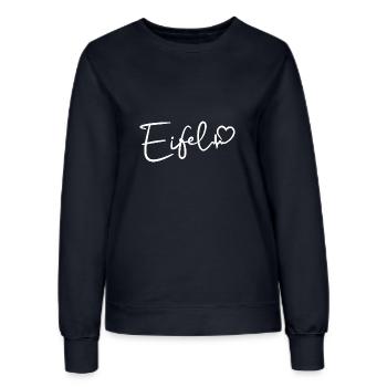 Eifel Herzschlag - Frauen Sweatshirt - Navy - Vorne - AI Model Female 172 light (172cm)