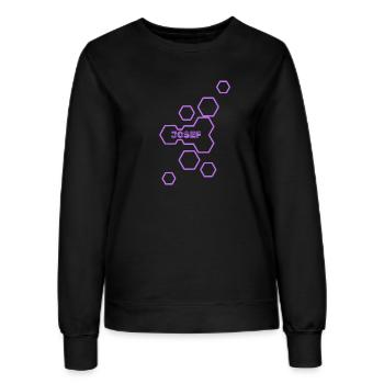 Name Josef - Frauen Sweatshirt - Schwarz - Vorne - AI Model Female 172 light (172cm)