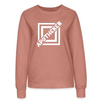 Le métier de pharmacien - Sweat Femme - rose poudré - Devant - AI Model Female 172 dark (172cm)
