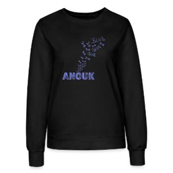 Segeln Anouk - Frauen Sweatshirt - Schwarz - Vorne - AI Model Female 172 light (172cm)