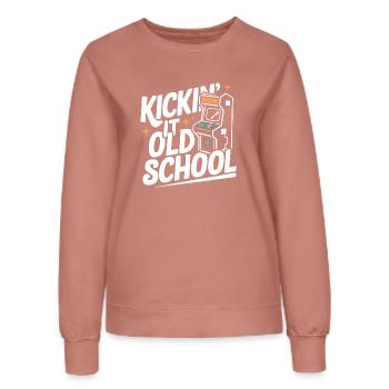 Arcade Arcade Slot Machine Gamer Gaming - Sweat Femme - rose poudré - Devant - AI Model Female 172 dark (172cm)