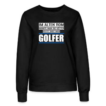 GOLFER - Frauen Sweatshirt - Schwarz - Vorne - AI Model Female 172 light (172cm)