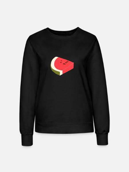 Melone - Frauen Sweatshirt - Schwarz