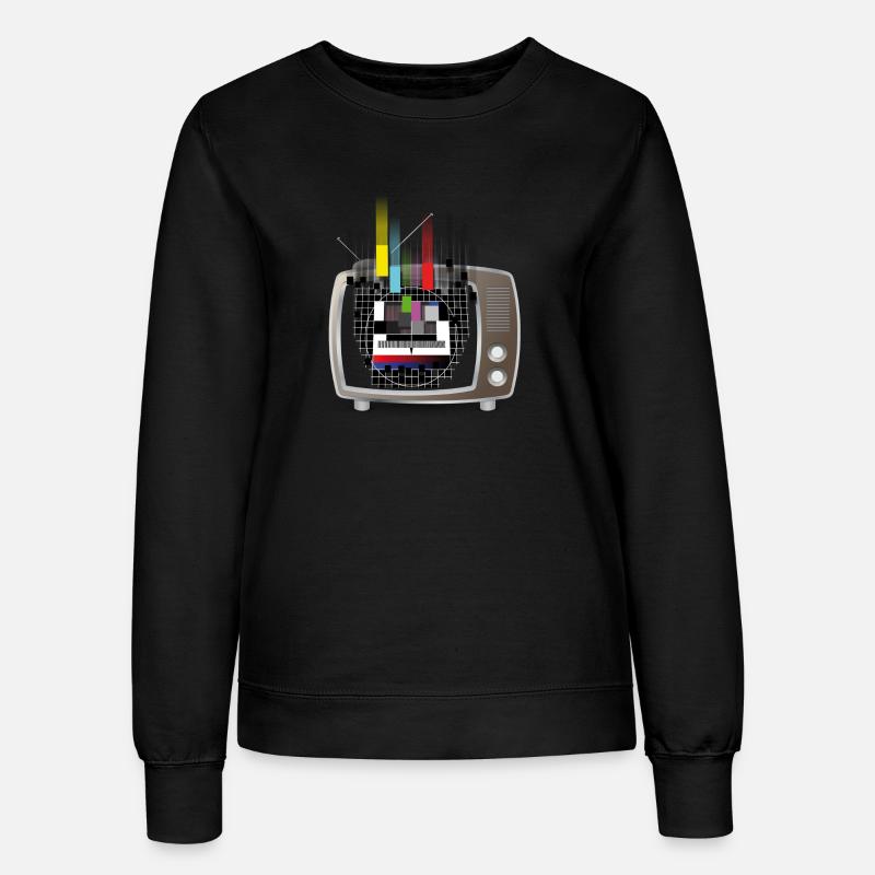 Flowing Test-Screen - Women’s Sweatshirt - black