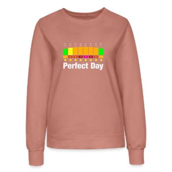 Perfect Day - Frauen Sweatshirt - Altrosa - Vorne - AI Model Female 172 dark (172cm)