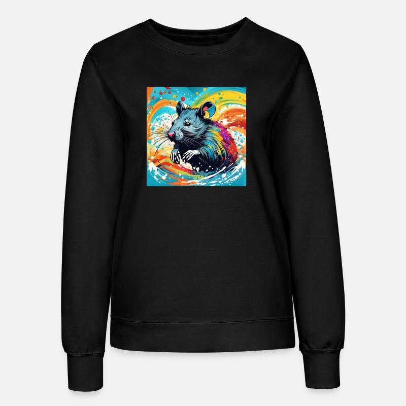 RAT color - Women’s Sweatshirt - black