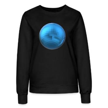 Blaue Kugel - Frauen Sweatshirt - Schwarz - Vorne - AI Model Female 172 light (172cm)