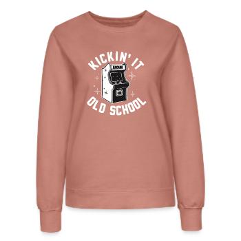 Arcade Arcade Slot Machine Gamer Gaming - Sweat Femme - rose poudré - Devant - AI Model Female 172 dark (172cm)