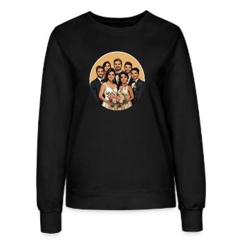 Un moment de mariage radieux et plein de bonheur - Sweat Femme - noir - Devant - AI Model Female 172 light (172cm)