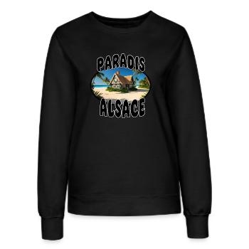 Paradies Elsass - Frauen Sweatshirt - Schwarz - Vorne - AI Model Female 172 light (172cm)