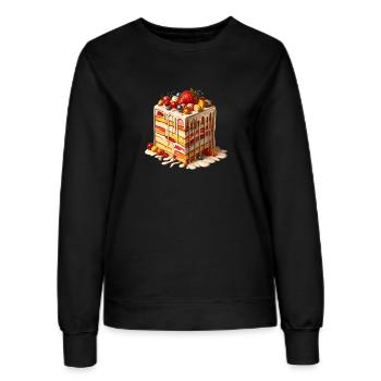Leckere Torte - Frauen Sweatshirt - Schwarz - Vorne - AI Model Female 172 light (172cm)