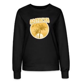 Antalya - Sweat Femme - noir - Devant - AI Model Female 172 light (172cm)