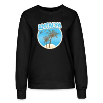 Cadeau pour Antalya - Sweat Femme - noir - Devant - AI Model Female 172 light (172cm)