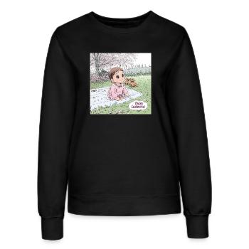 Frühling - Frauen Sweatshirt - Schwarz - Vorne - AI Model Female 172 light (172cm)
