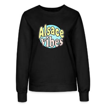 Elsass Vibes - Frauen Sweatshirt - Schwarz - Vorne - AI Model Female 172 light (172cm)