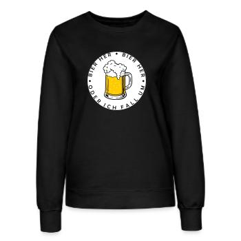 Les abeilles ici - Oder ich fall um ! - Sweat Femme - noir - Devant - AI Model Female 172 light (172cm)