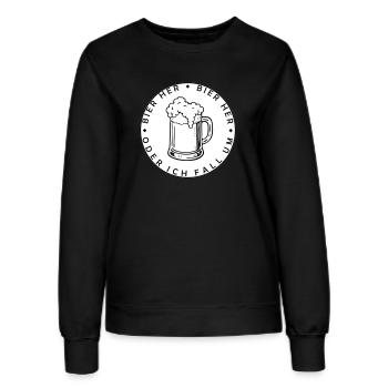 Les abeilles ici - Oder ich fall um ! - Sweat Femme - noir - Devant - AI Model Female 172 light (172cm)