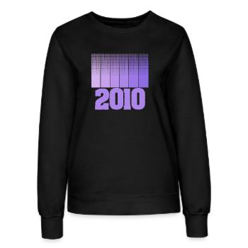 Né en 2010 - Sweat Femme - noir - Devant - AI Model Female 172 light (172cm)