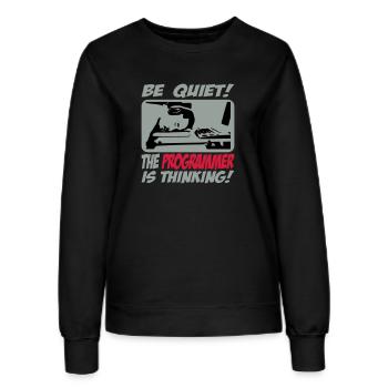 theprogrammer_3c - Sweat Femme - noir - Devant - AI Model Female 172 light (172cm)