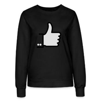 like 2c - Frauen Sweatshirt - Schwarz - Vorne - AI Model Female 172 light (172cm)