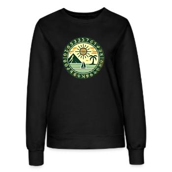 The Vintage Flair Collection - Frauen Sweatshirt - Schwarz - Vorne - AI Model Female 172 light (172cm)