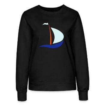 bateau à voile - Sweat Femme - noir - Devant - AI Model Female 172 light (172cm)