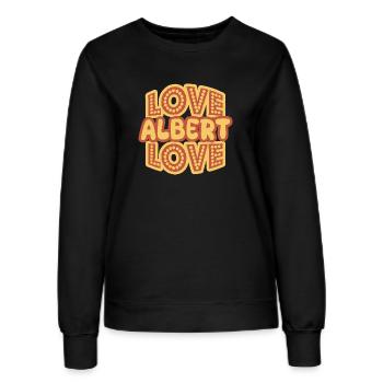 Geschenk für Albert - Frauen Sweatshirt - Schwarz - Vorne - AI Model Female 172 light (172cm)