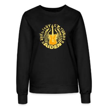 Aiden - Frauen Sweatshirt - Schwarz - Vorne - AI Model Female 172 light (172cm)