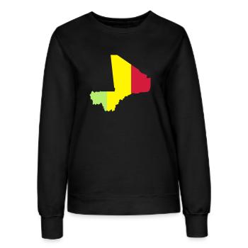 Mali Map - Frauen Sweatshirt - Schwarz - Vorne - AI Model Female 172 light (172cm)